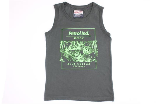 Petrol Shirt / topje / hemdje - zonder mouw