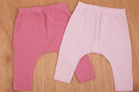 Petit Bateau Broek - jogging / tricot (set van 2)