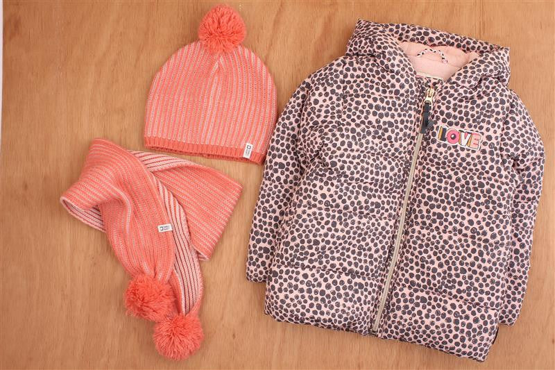 Tumble 'n Dry Jas - winter met muts en sjaal